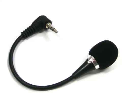 Mini Mic Right Angle 3.5mm Stereo Plug